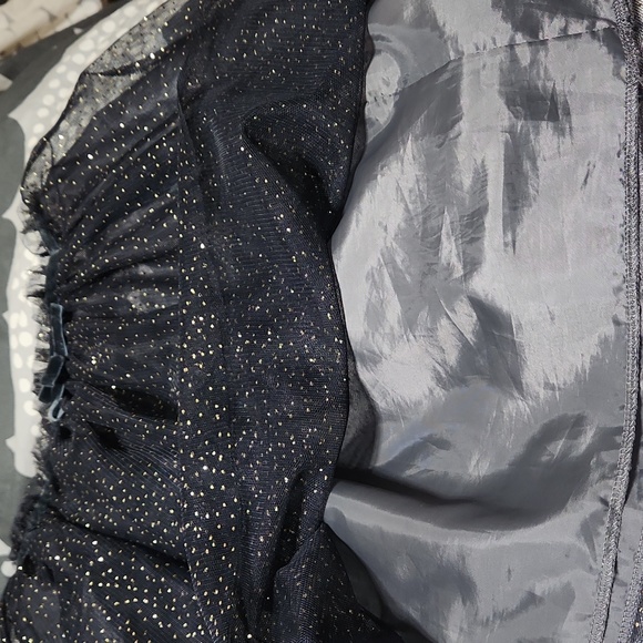 Zara Girls sparkling black grey skirt - Picture 8 of 8